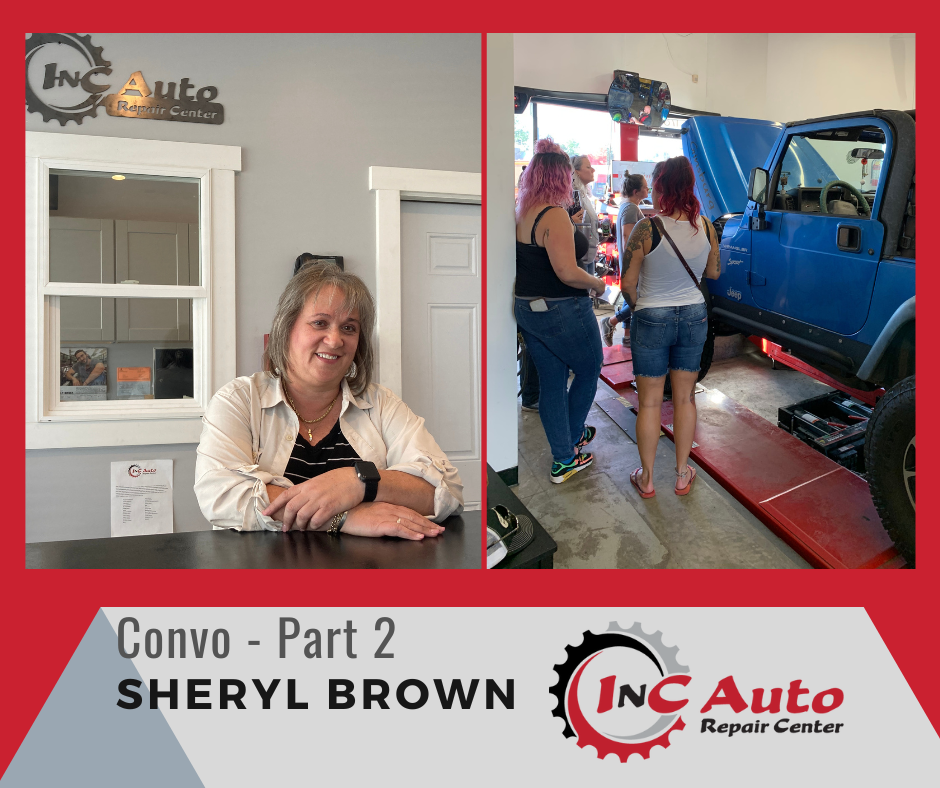 Sheryl Brown Co-Owner InC Auto Repair Center Parker CO